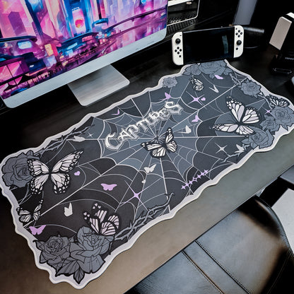 BlingKiyo Gothic Butterfly Large Mouse Pad / Desk Mat