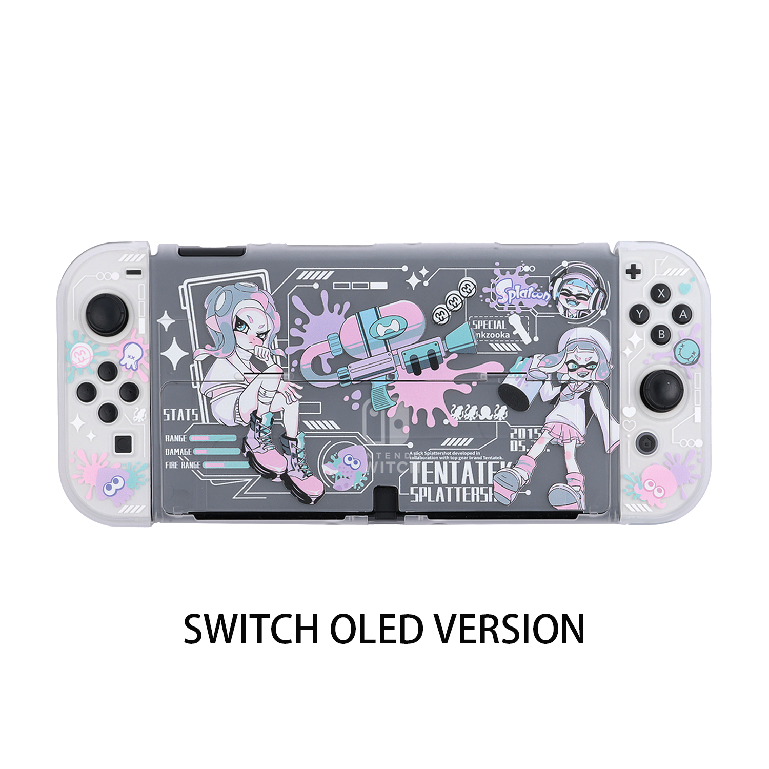 BlingKiyo Splatoon Nintendo Switch / OLED / SWITCH 2 Protective Shell & Dock Cover
