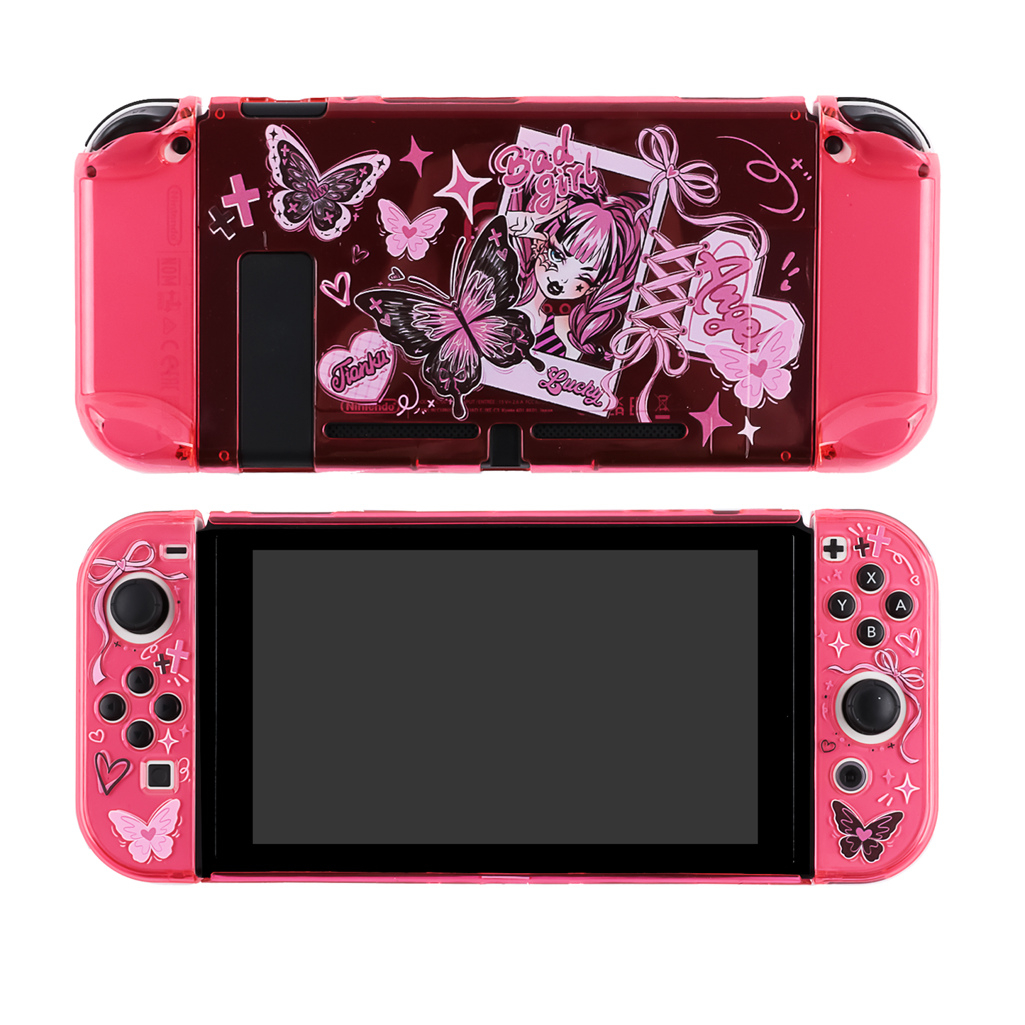 Blingkiyo Butterfly Girl Nintendo Switch / OLED Protective Shell