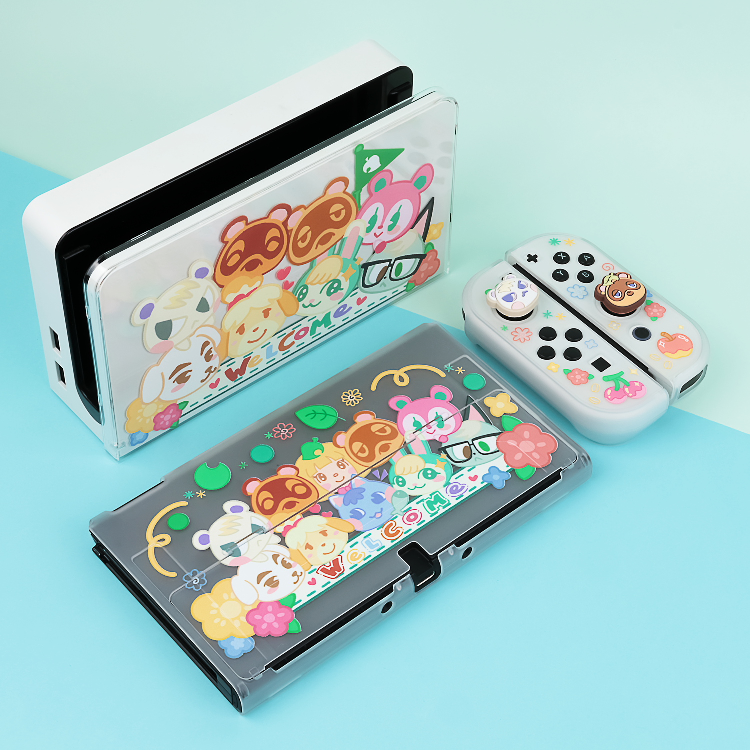 BlingKiyo New Animal Crossing Nintendo Switch / OLED / SWITCH 2 Protec BlingKiyo New Animal Crossing Nintendo Switch / OLED / SWITCH 2 Protec