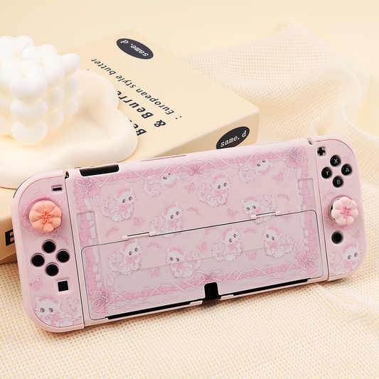 BlingKiyo Bow-knot Kitty Nintendo Switch/ Switch Oled Protective Case