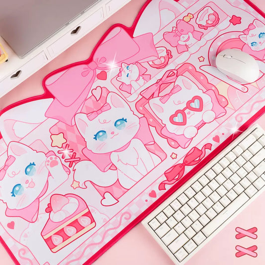 Marrie Cat Large Mouse Pad / Desk Mat