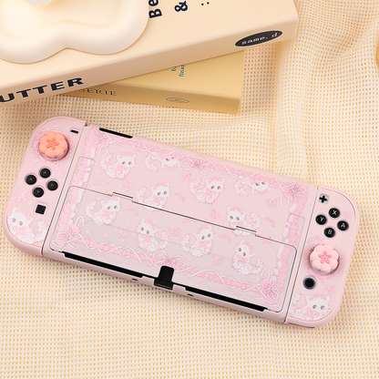 BlingKiyo Bow-knot Kitty Nintendo Switch/ Switch Oled Protective Case