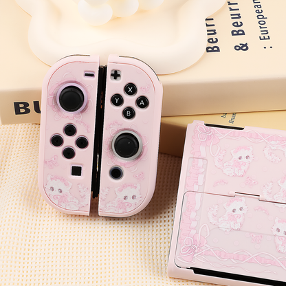 BlingKiyo Bow-knot Kitty Nintendo Switch/ Switch Oled Protective Case