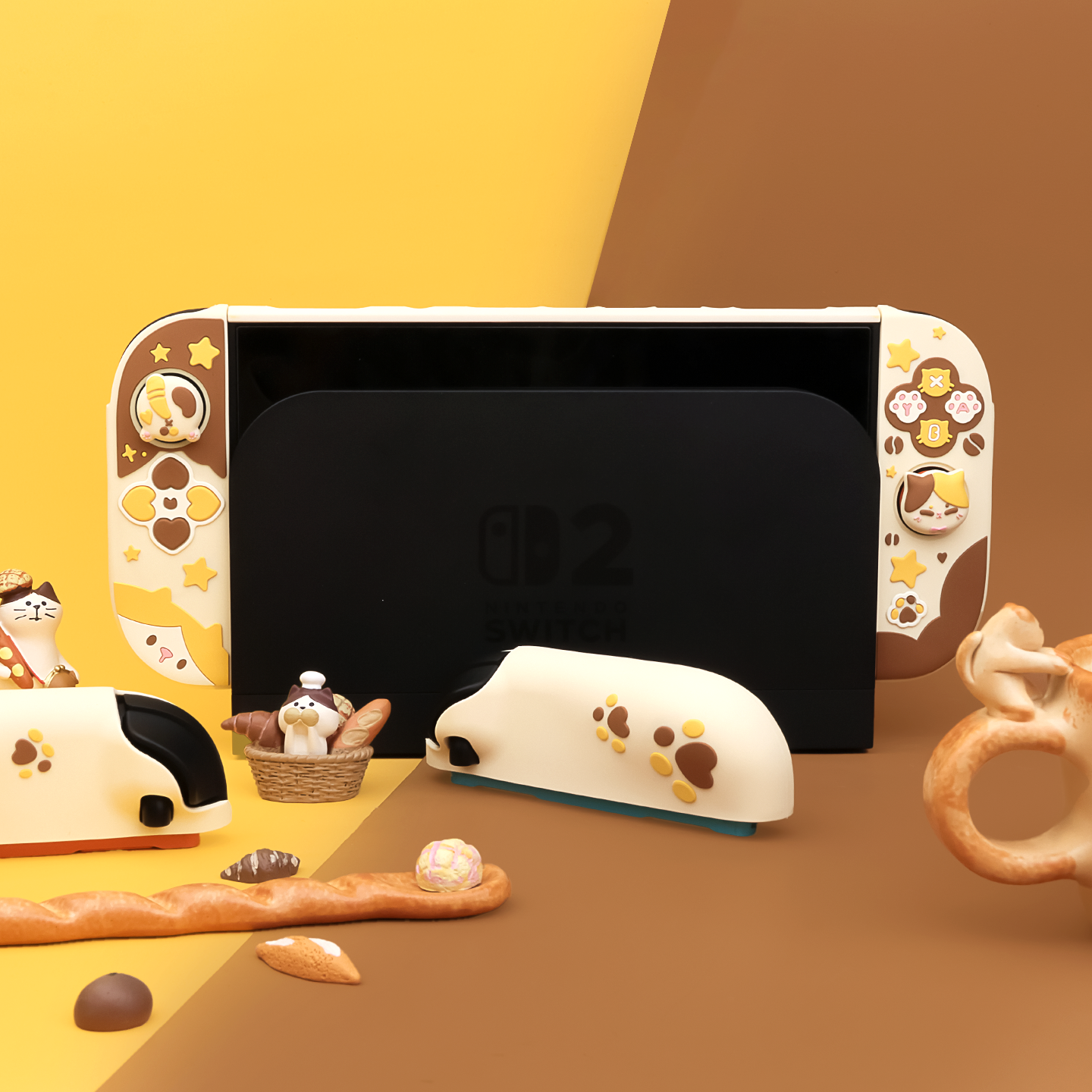 Calico Cat Switch2 Silicone Protective Case