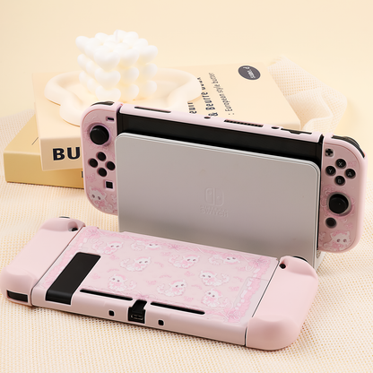 BlingKiyo Bow-knot Kitty Nintendo Switch/ Switch Oled Protective Case