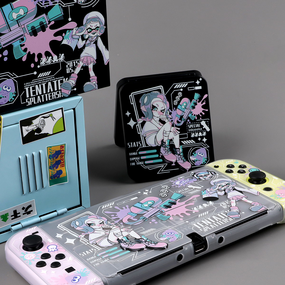 BlingKiyo Splatoon Nintendo Switch / OLED / SWITCH 2 Protective Shell & Dock Cover