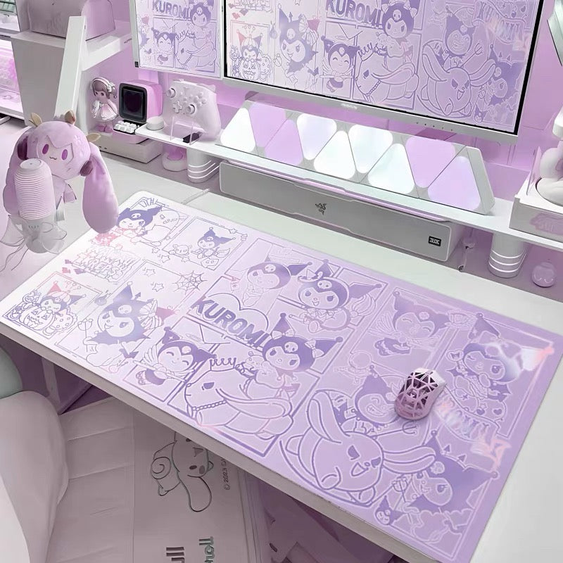 Purple Kuromi Large Mouse Pad