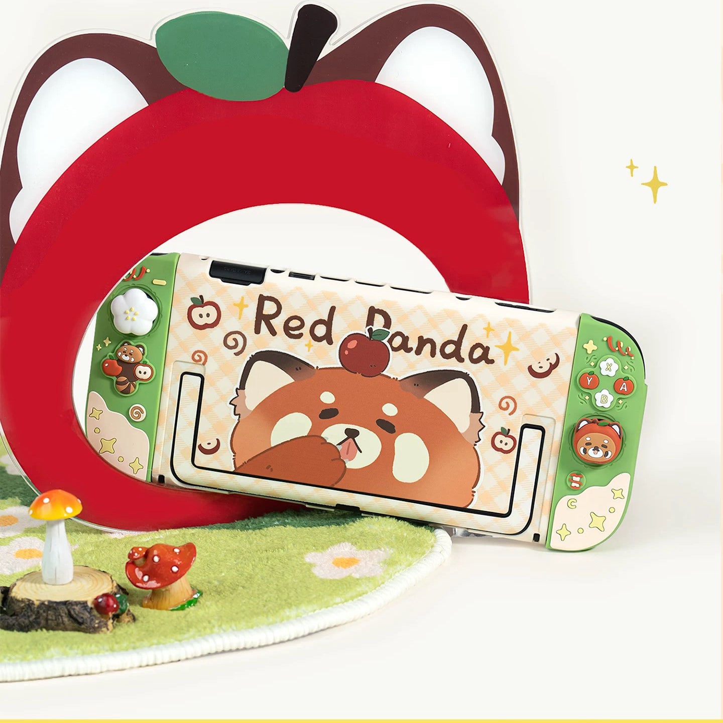 Red Panda Switch OLED/Switch 2 Silicone Protective Case