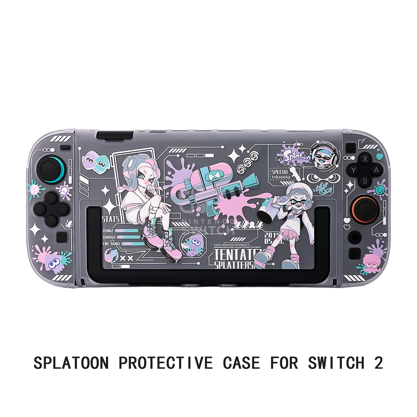 BlingKiyo Splatoon Nintendo Switch / OLED / SWITCH 2 Protective Shell & Dock Cover