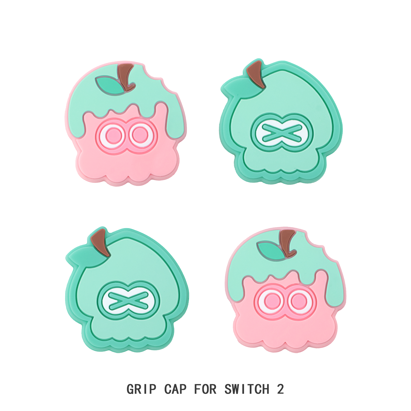 APPLE&SPLATOON Thumb Grip Caps for Switch2/NSPRO/PS5