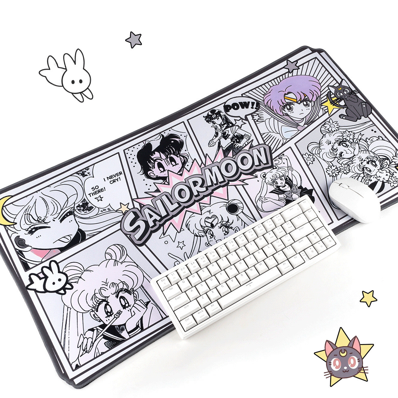 BlingKiyo Sailor Moon Large Mouse Pad & Wrist Rest