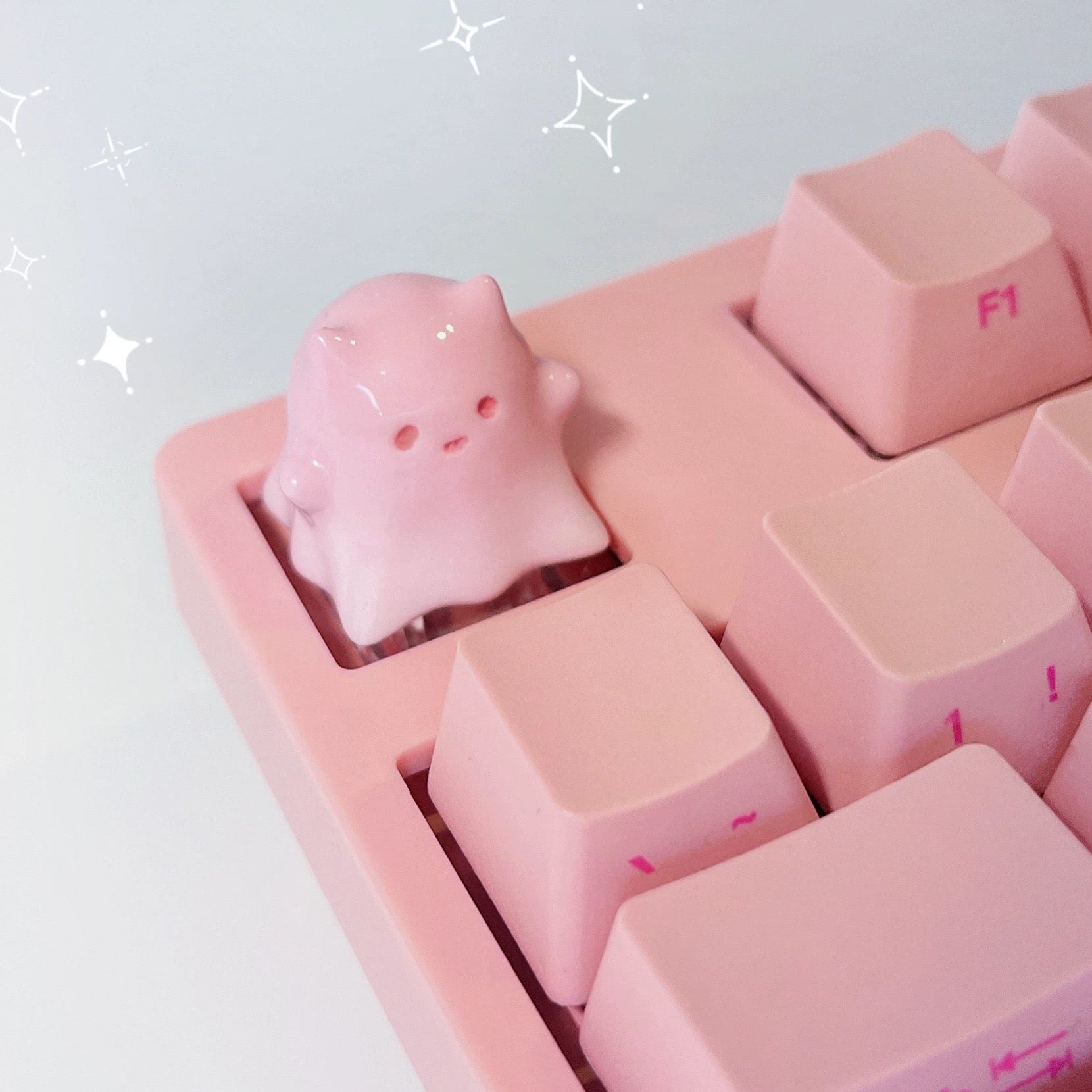 BlingKiyo Ghost Cat Key Caps