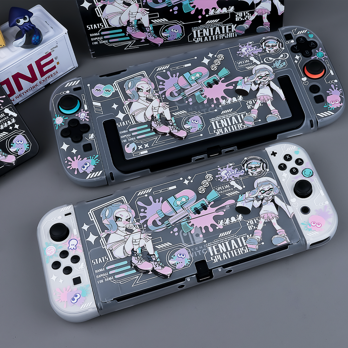 BlingKiyo Splatoon Nintendo Switch / OLED / SWITCH 2 Protective Shell & Dock Cover