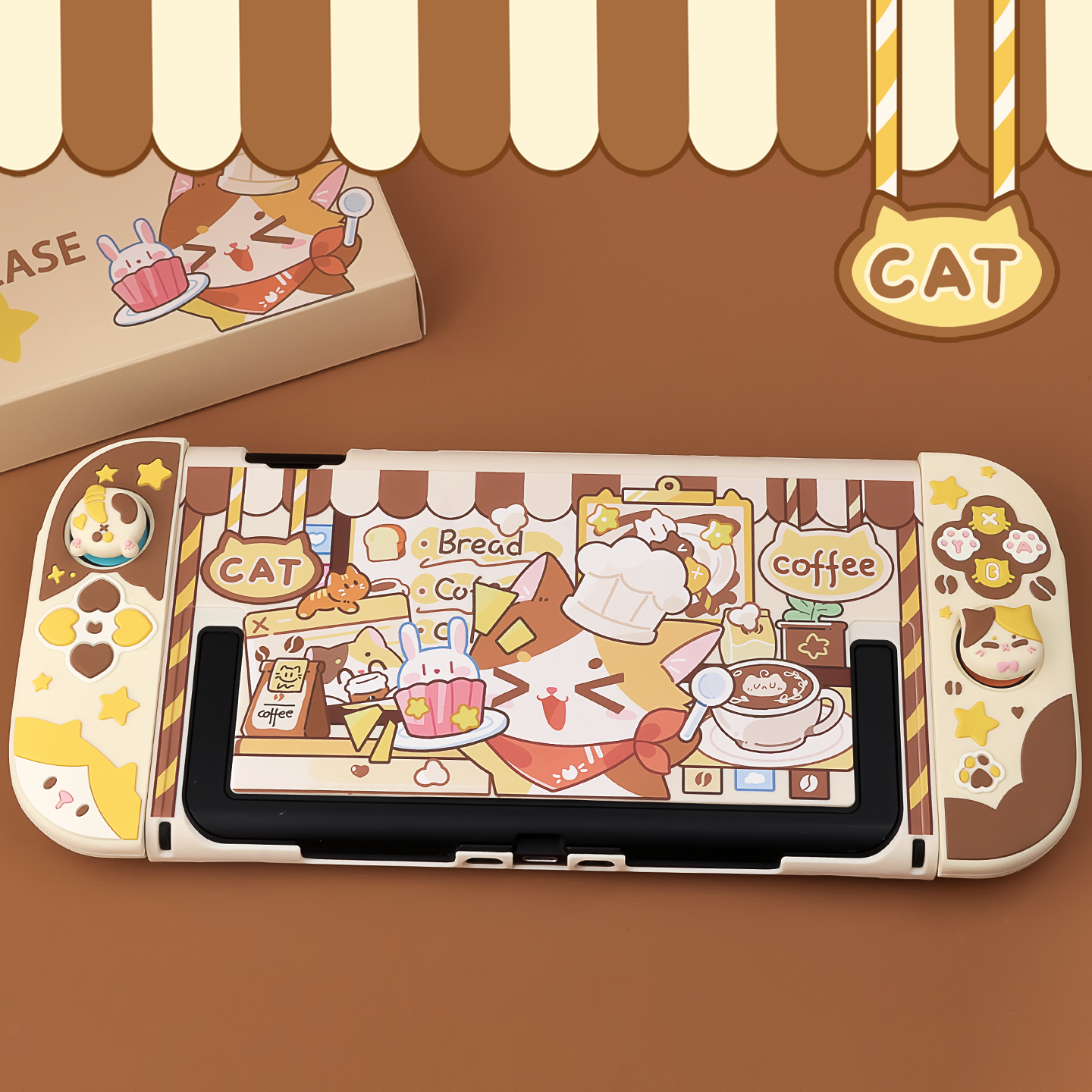 Calico Cat Switch2 Silicone Protective Case
