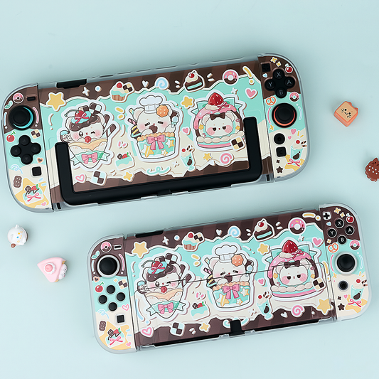 Mint Chocolate Bear NS OLED/NS2 Protective Case