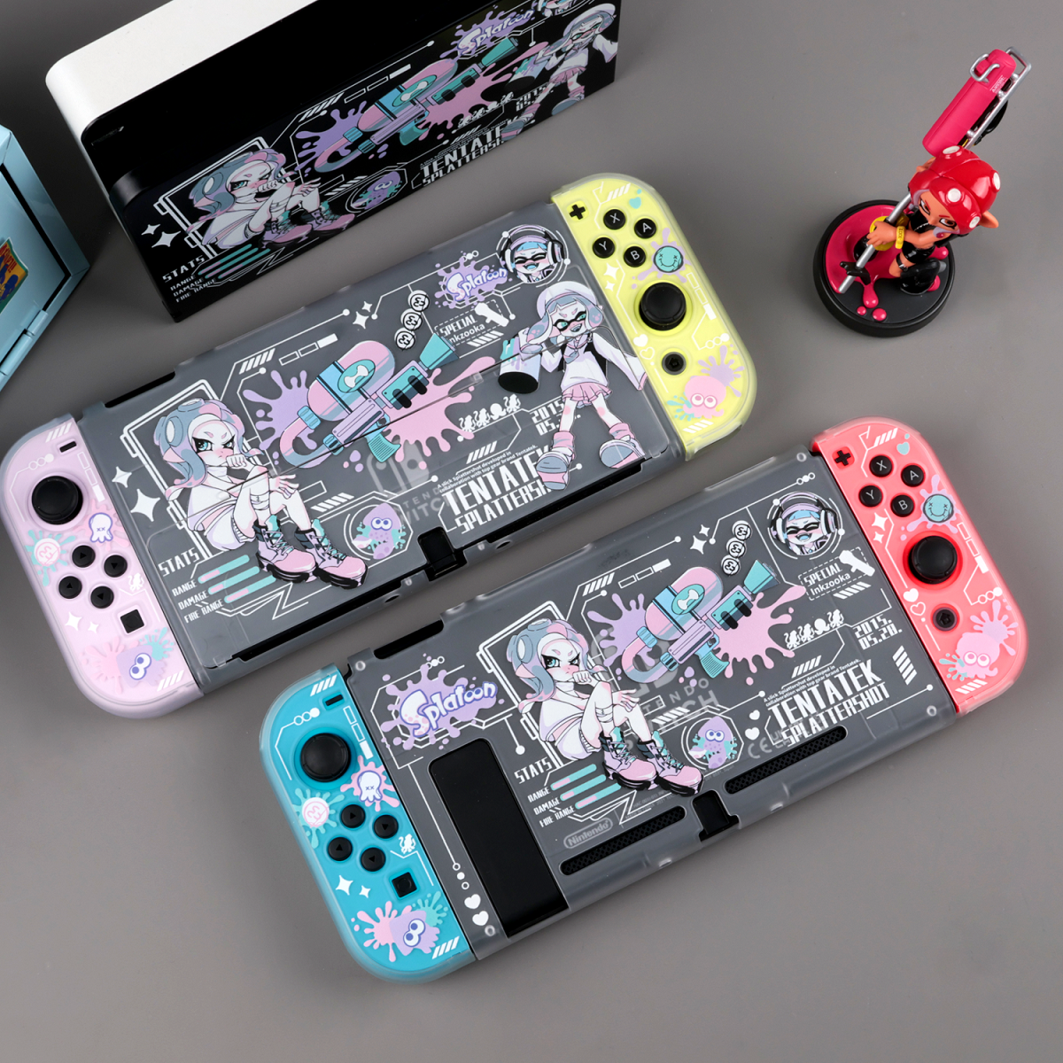 BlingKiyo Splatoon Nintendo Switch / OLED / SWITCH 2 Protective Shell & Dock Cover