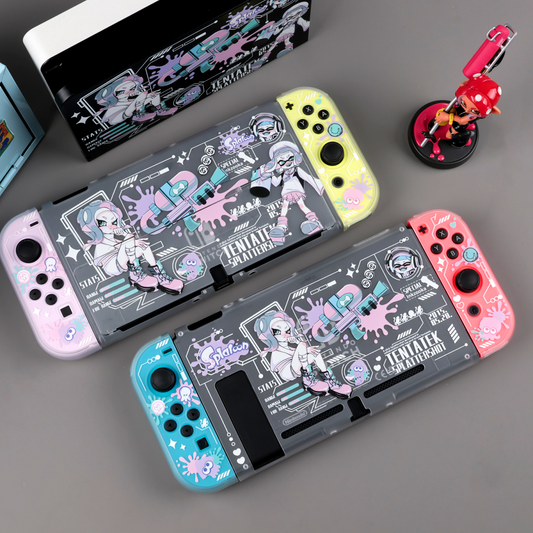 BlingKiyo Splatoon Nintendo Switch / OLED Protective Shell & Dock Cover