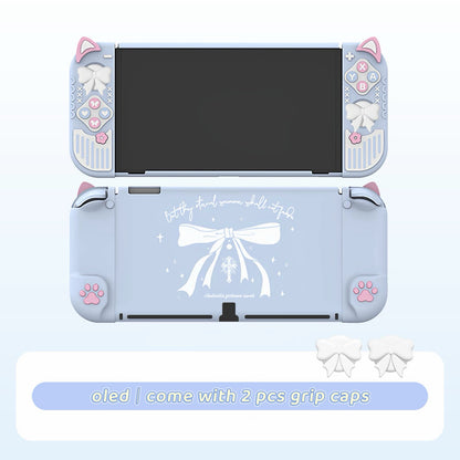 Bowknot  Cat Ear NS/NS2 Silicone Protective Case