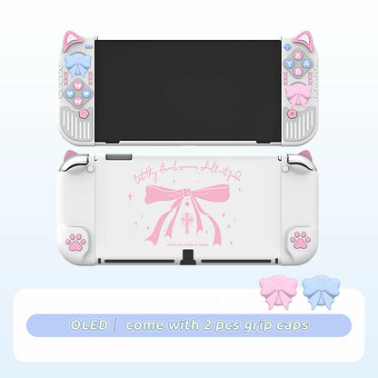 Bowknot  Cat Ear NS/NS2 Silicone Protective Case