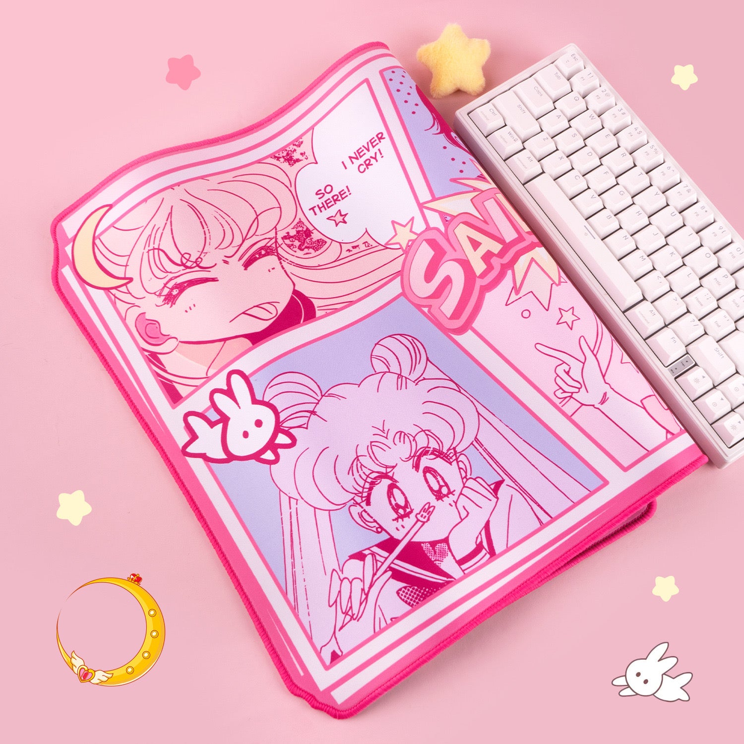 BlingKiyo Sailor Moon Large Mouse Pad & Wrist Rest