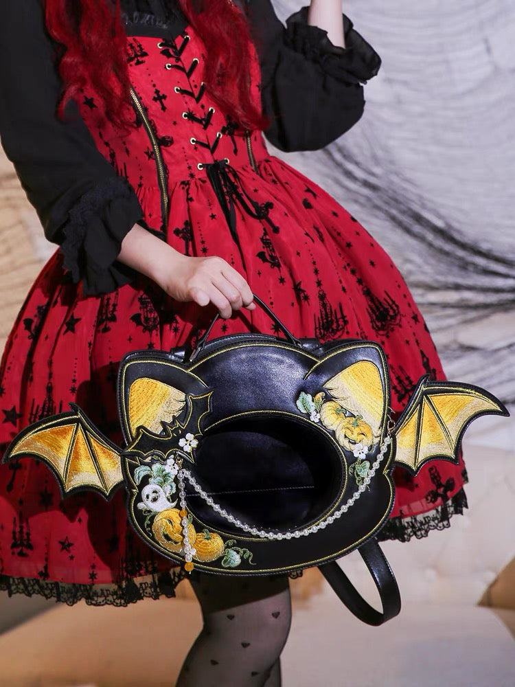 Caiyun Bat Backpack Halloween Carrying Bags