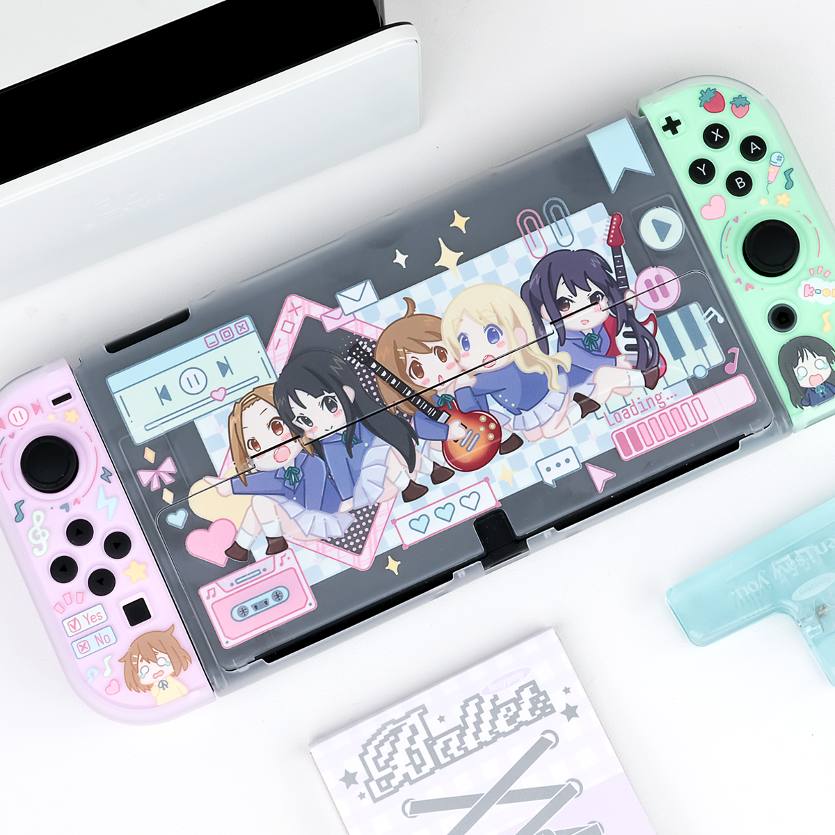 BlingKiyo K-ON Nintendo Switch Oled& NS2 Protective Shell BlingKiyo K-ON Nintendo Switch Oled& NS2 Protective Shell