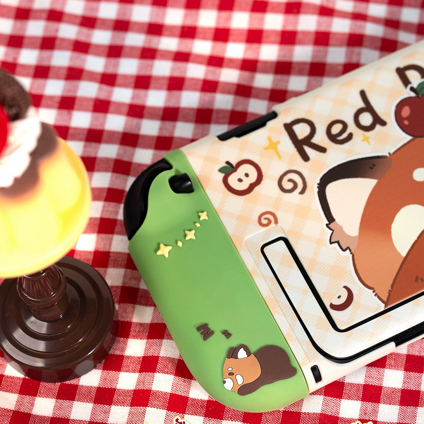 Red Panda Switch OLED/Switch 2 Silicone Protective Case