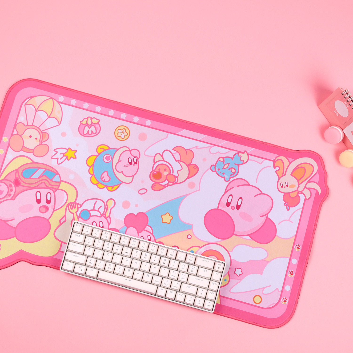 BlingKiyo Rainbow Kirby Mouse Pad