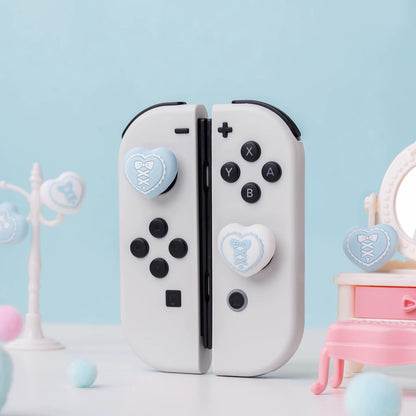 Lace Heart Switch Thumb Grip Caps