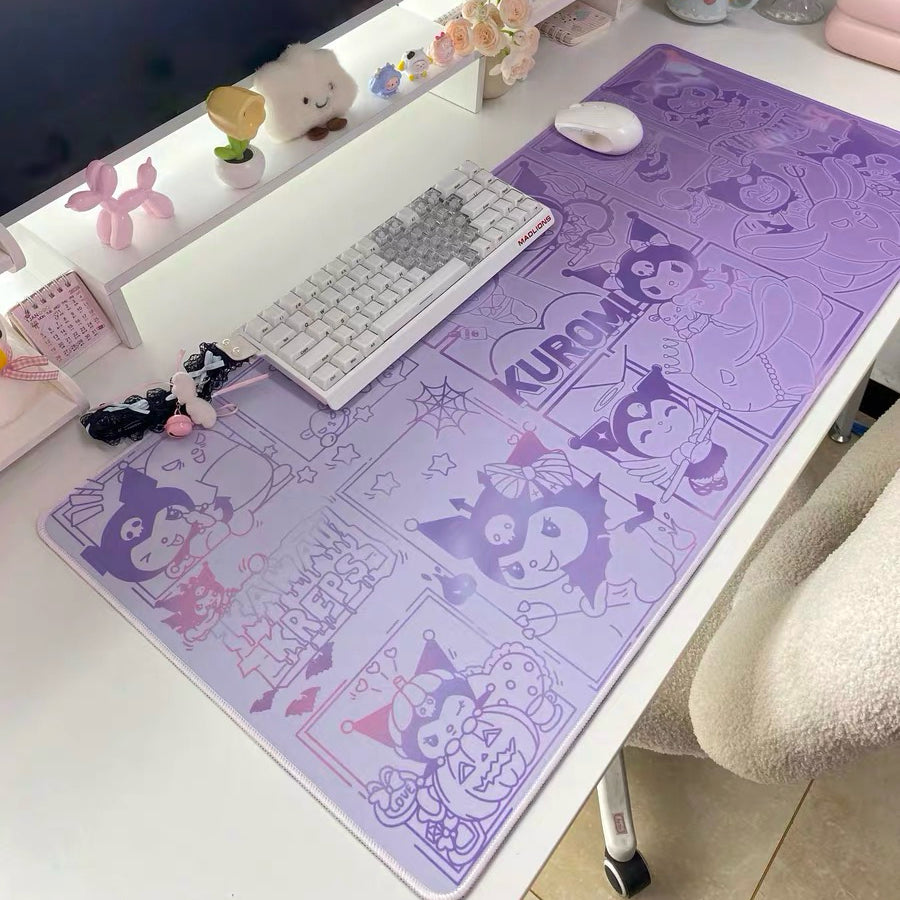 Purple Kuromi Large Mouse Pad