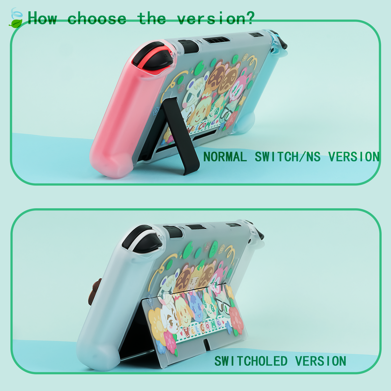 BlingKiyo New Animal Crossing Nintendo Switch / OLED / SWITCH 2 Protective Shell