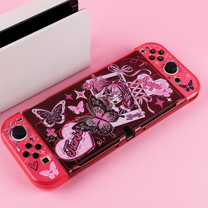 Blingkiyo Butterfly Girl Nintendo Switch / OLED Protective Shell