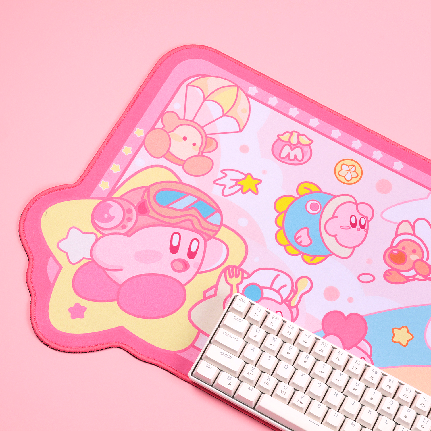 BlingKiyo Rainbow Kirby Mouse Pad