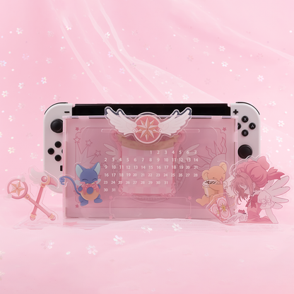 BlingKiyo Sakura Nintendo Switch/ Switch Oled Acrylic Dock Cover