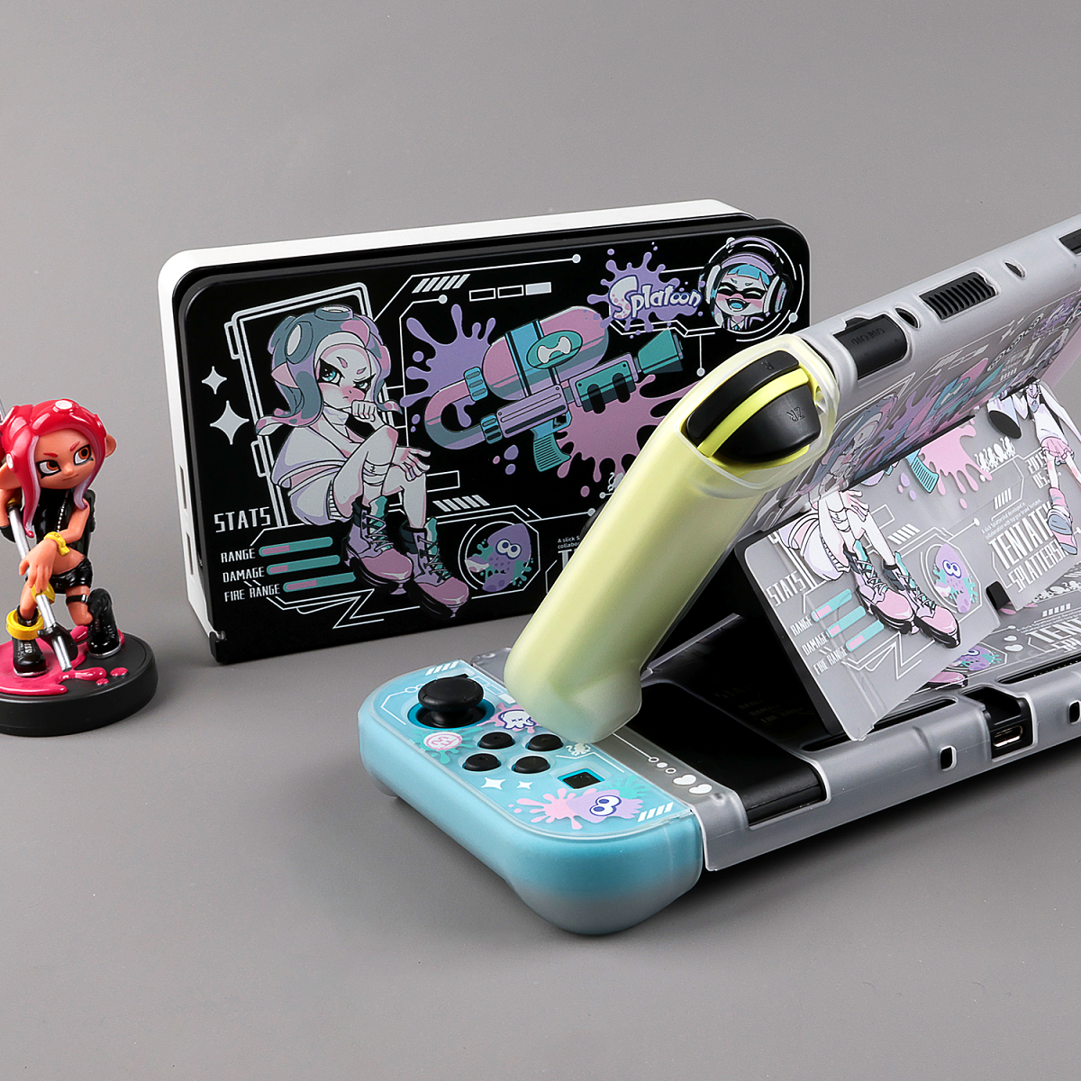 BlingKiyo Splatoon Nintendo Switch / OLED / SWITCH 2 Protective Shell & Dock Cover