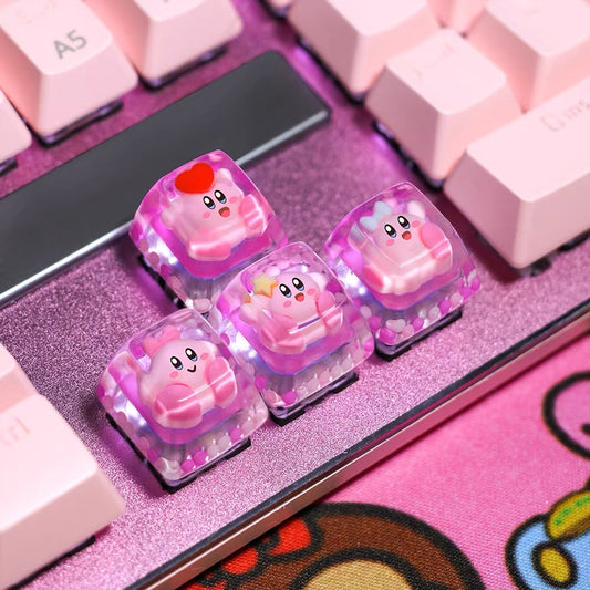 BlingKiyo Crystal Kirby Key Caps