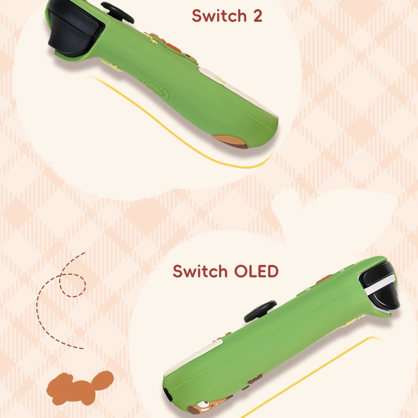 Red Panda Switch OLED/Switch 2 Silicone Protective Case