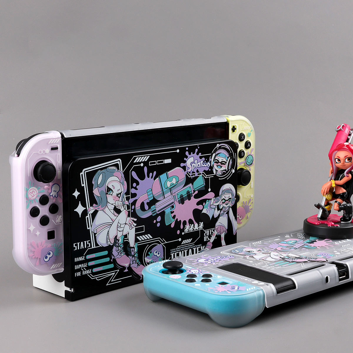 BlingKiyo Splatoon Nintendo Switch / OLED / SWITCH 2 Protective Shell & Dock Cover
