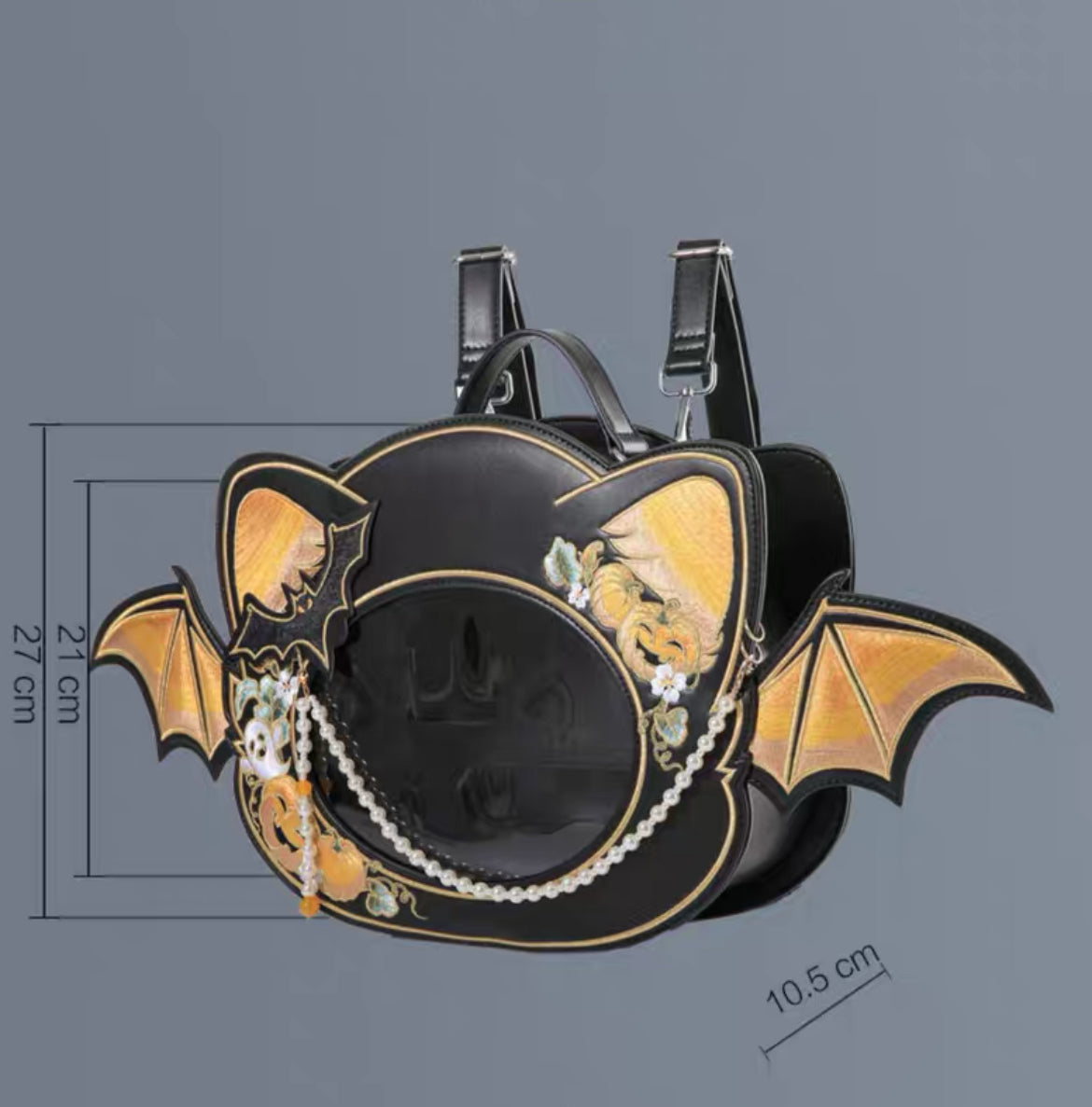 Caiyun Bat Backpack Halloween Carrying Bags