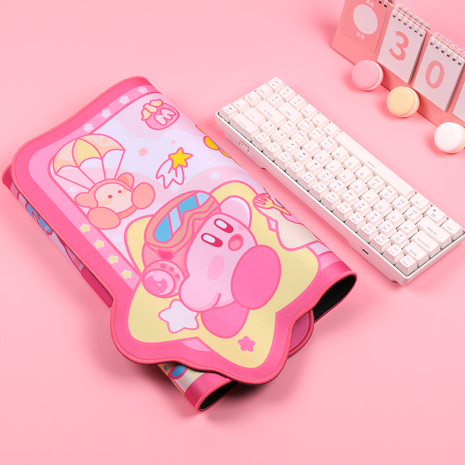BlingKiyo Rainbow Kirby Mouse Pad