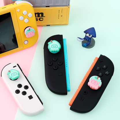 APPLE&SPLATOON Thumb Grip Caps for Switch2/NSPRO/PS5
