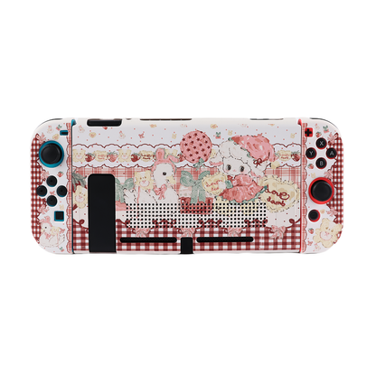 BlingKiyo Strawberry Sheep Nintendo Switch/Oled Protective Shell