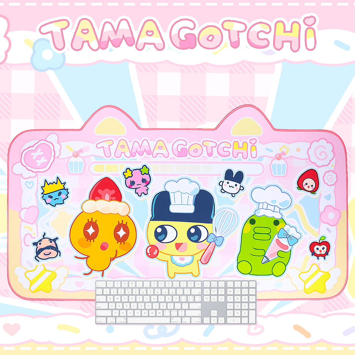 Tamagotchi Large Mouse Pad