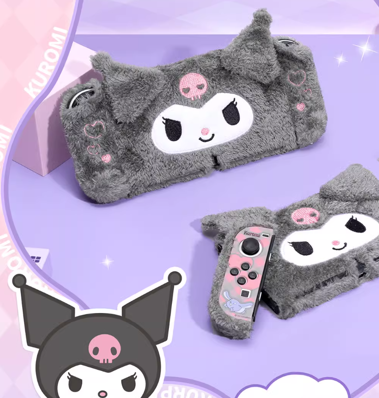 GeekShare Plush Kuromi Protective Shell for Switch OLED