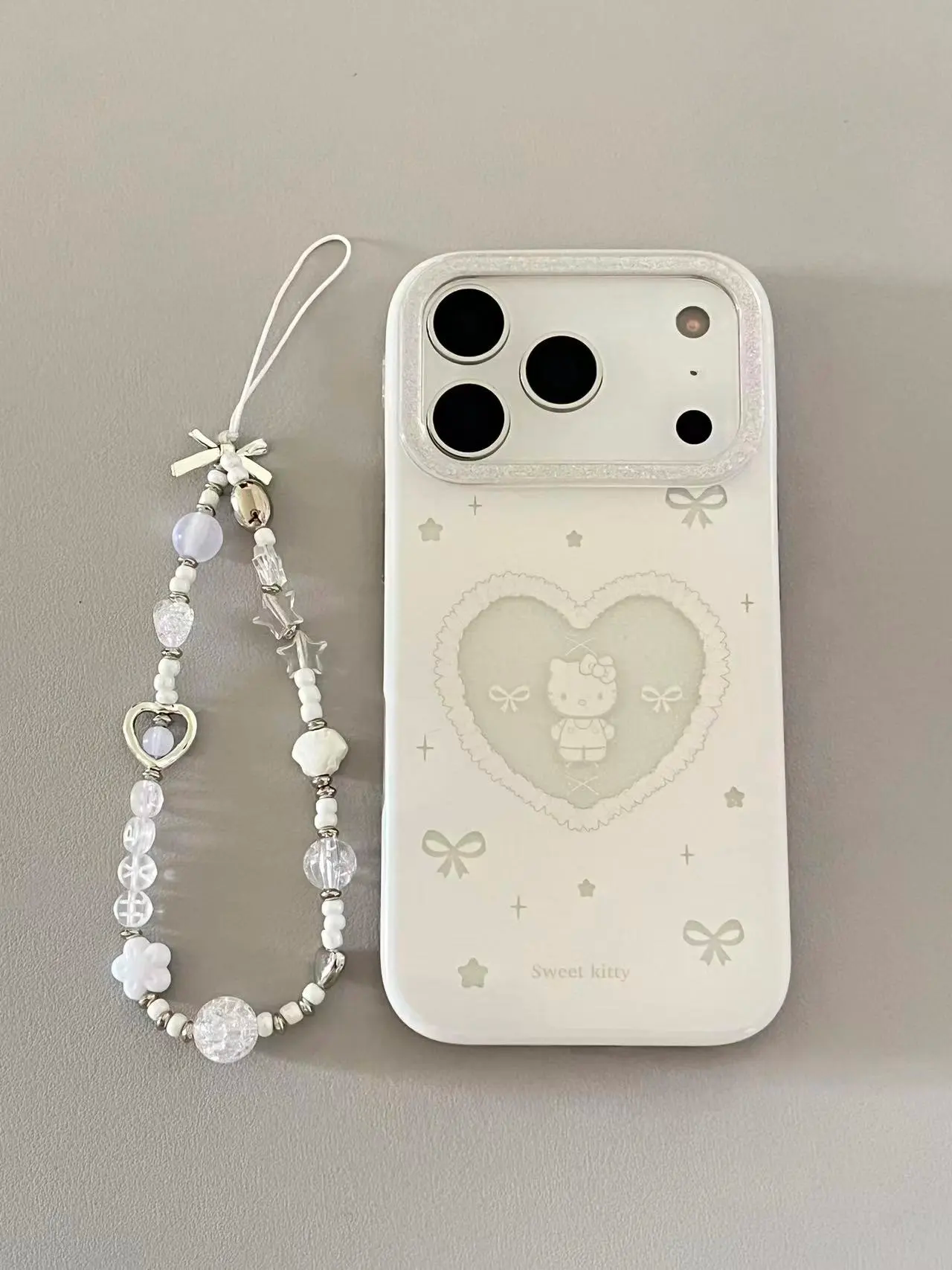 White Hello Kitty Protective case For iPhone