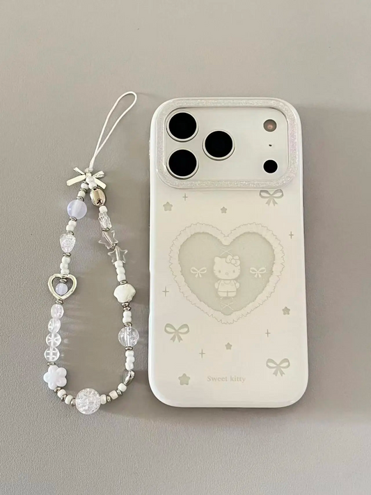 White Hello Kitty Protective case For iPhone
