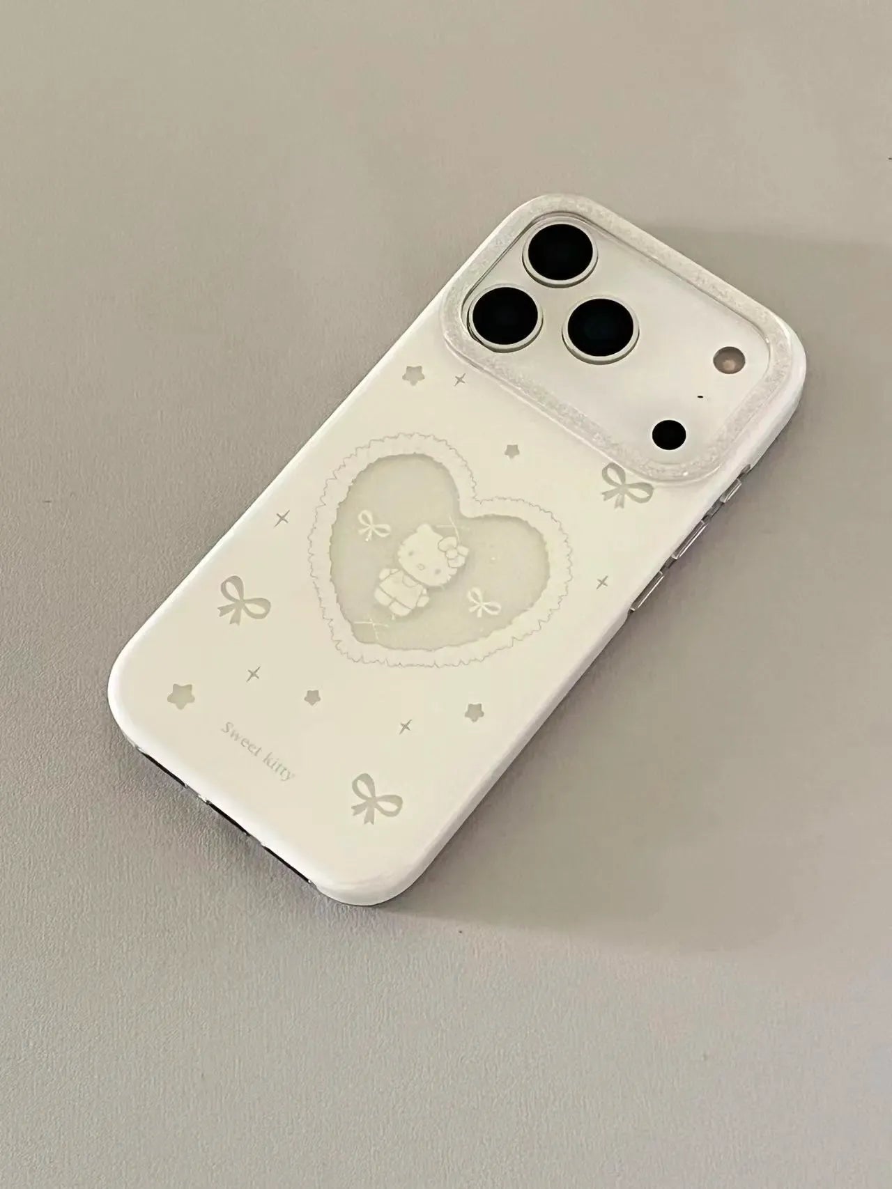 White Hello Kitty Protective case For iPhone