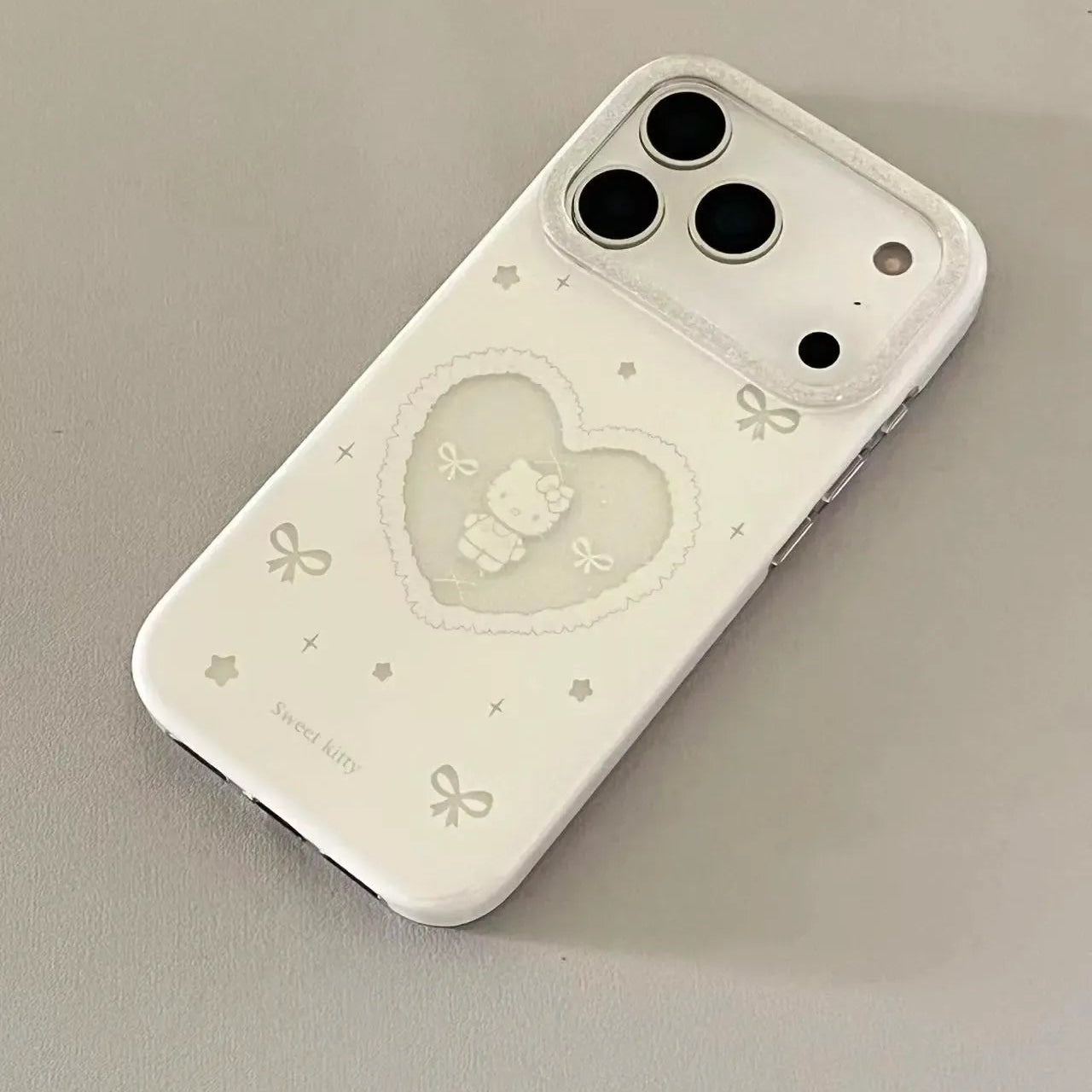 White Hello Kitty Protective case For iPhone