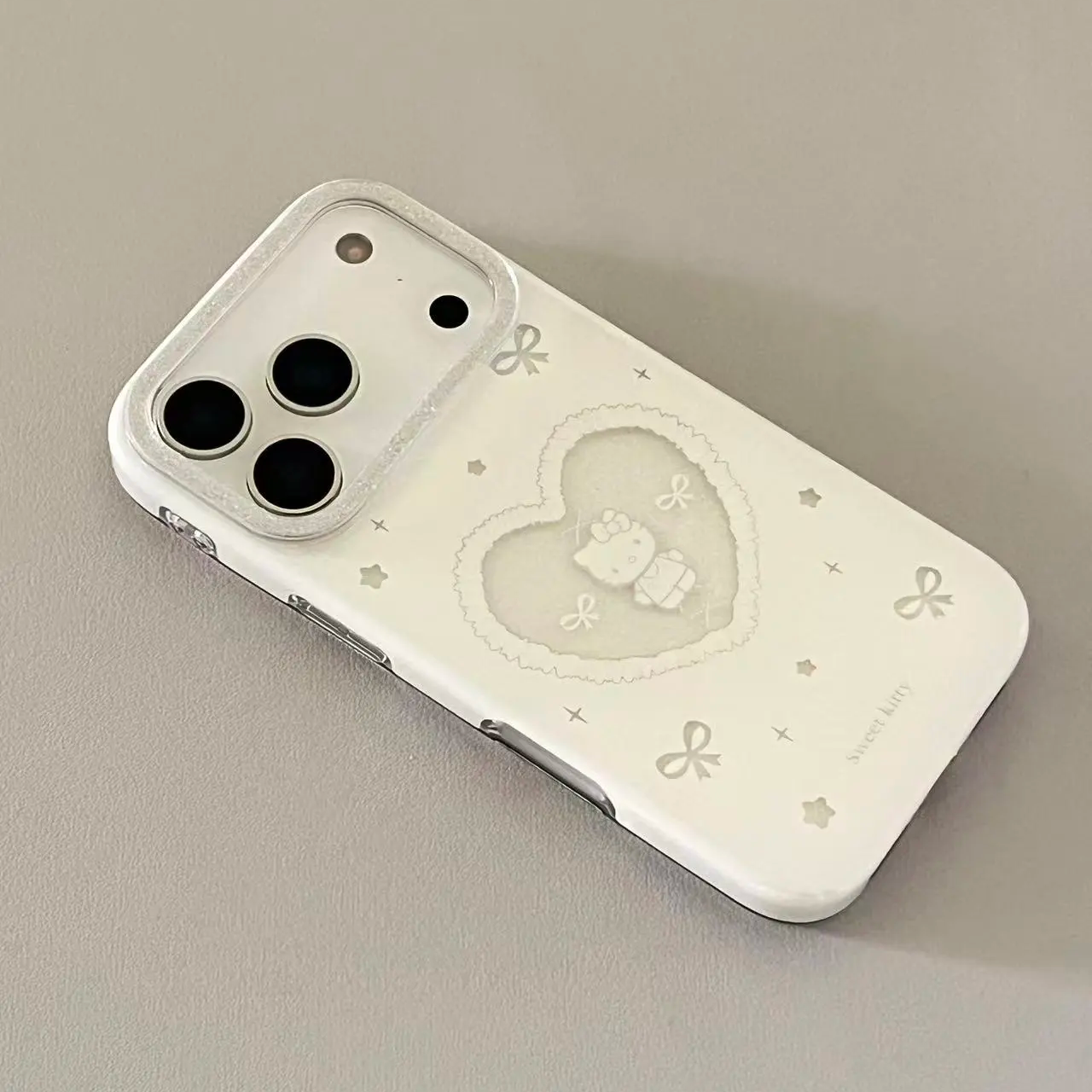 White Hello Kitty Protective case For iPhone